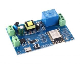AC90-250V ESP8266, Wireless WIFI Relay, Module 1 Channel ESP-, 12F Wifi Development, Board AC/DC 5V/7-28V/5-, 80V Power Supply