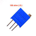 100 ohm ( ? ) single turn trimpot variable resistors 3296W-1-101LF