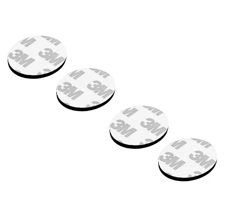 3M 40mm Dia Multipurpose Double Sided Sponge Glue Adhesive Dash pad for GPS-4Pcs.