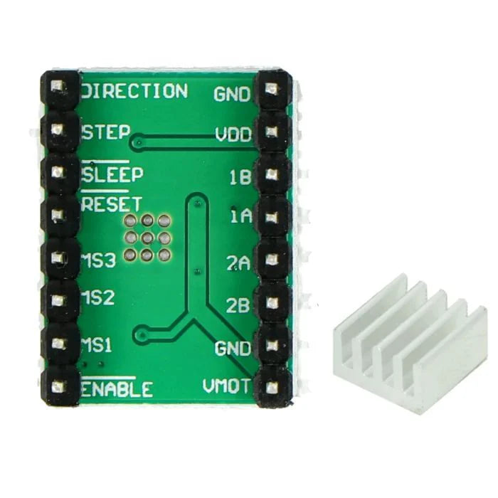 A4988 Stepper Motor Driver Module with Heat Sink For 3D Printer (Green)