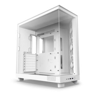 NZXT H6 Flow Matte White Mid Tower Cabinet