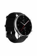 AMAZFIT Unisex 46 mm GTR 2 Classic Silver Dial Leather Amoled Smart Watch - A1952