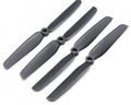 Orange HD Propellers 5045(5X4.5) Carbon Nylon Props 2CW+2CCW-2pairs Black