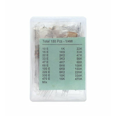Assorted Resistor Box 1/4 Watt