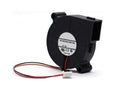 DC24V 7530 Double Ball Centrifugal Fan with XH2.54-2P 30CM Cable Size:75*75*30MM