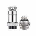13 Pin GX20 Male Female Panel Mount Aviation Connector Plug