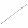 1000mm Trapezoidal 4 Start Lead Screw 8mm Thread 2mm Pitch Lead Screw with Copper Nut