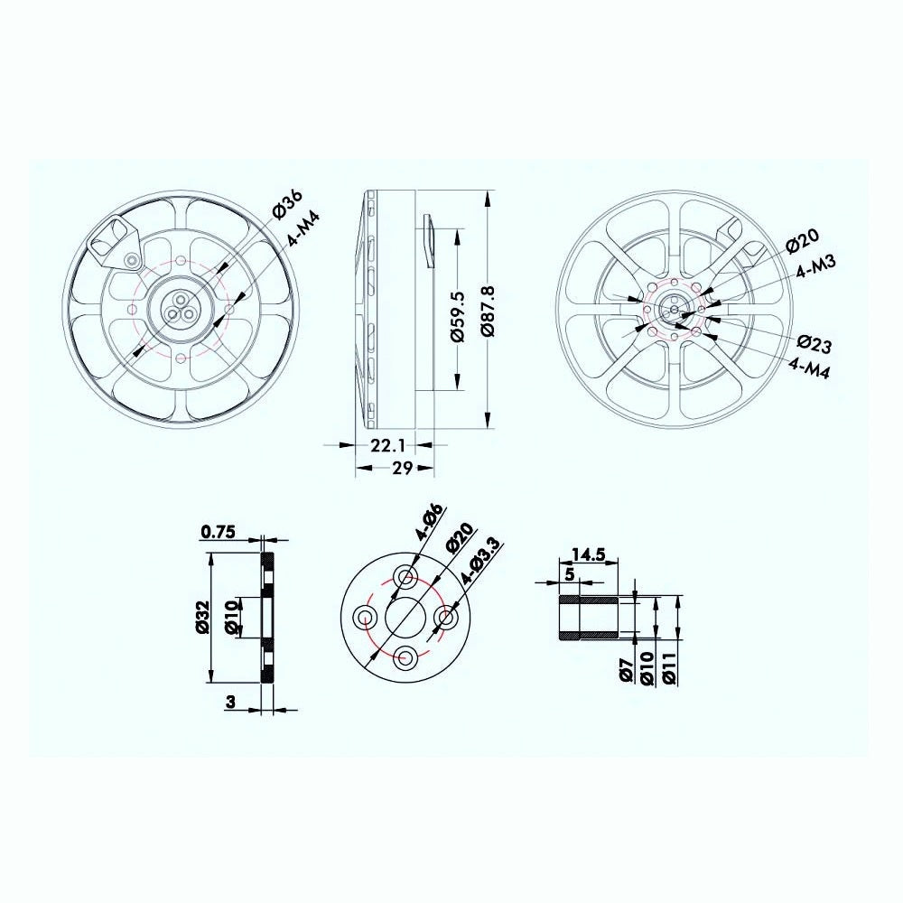 T Motor Antigravity MN8012 KV100 - The Tech Depot