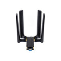 5G DONGLE Module, quad antennas, USB3.1 port, Aluminum Alloy Heatsink, M.2 Key B Interface
