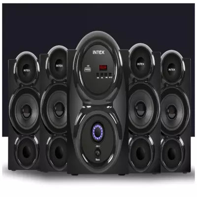 Intex 4.1 SHINE FMUB 65 W Bluetooth Home Theatre (Black, 4.1 Channel)
