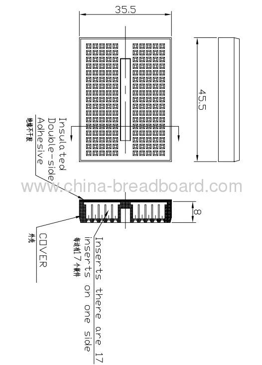 170 Point Breadboard - The Tech Depot