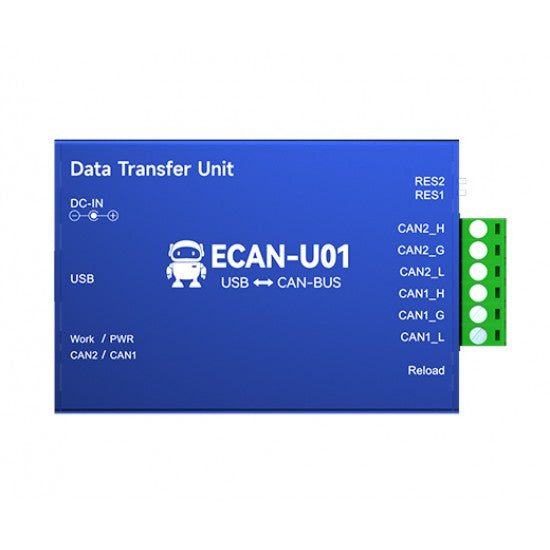 Ebyte ECAN-U01 CAN2.0 debugger, CAN to USB converter, bus analyzer CAN-BUS 2-way Transparent Transmission Communication Transceiver