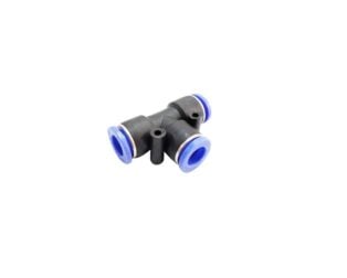 PU CONNECTOR PUG 06-08-06 (6mm OD X 8mm OD X 6mm OD Reducing Tee)