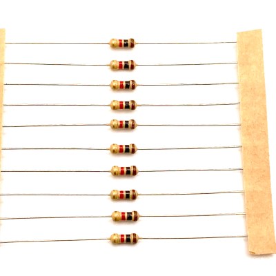 1k ohm Resistor 1/4 watt (pack of 10pcs)