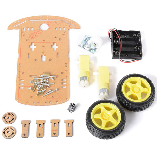 2WD Two Wheel Drive DIY Kit - A Smart Robot Car with Chassis