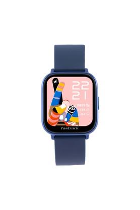 FASTRACK WEARABLES Unisex 38.4 x 43.7 x 11.8 mm Fastrack Reflex Vybe Silicone Smartwatch Watch - 38078PP02