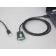 Industrial USB To RS232 Serial Adapter Cable, USB Type A To DB9 Female Port, Original FT232RL Chip, Cable Length 1.5m