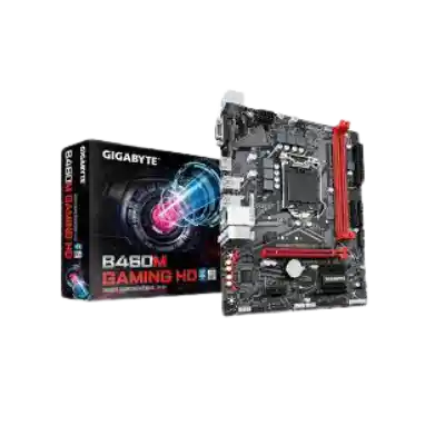 GIGABYTE B460M Gaming HD Motherboard with GIGABYTE 8118 Gaming LAN, PCIe Gen3 x4 M.2 Smart Fan 5, Anti-Sulfur Resistor. - The Tech Depot