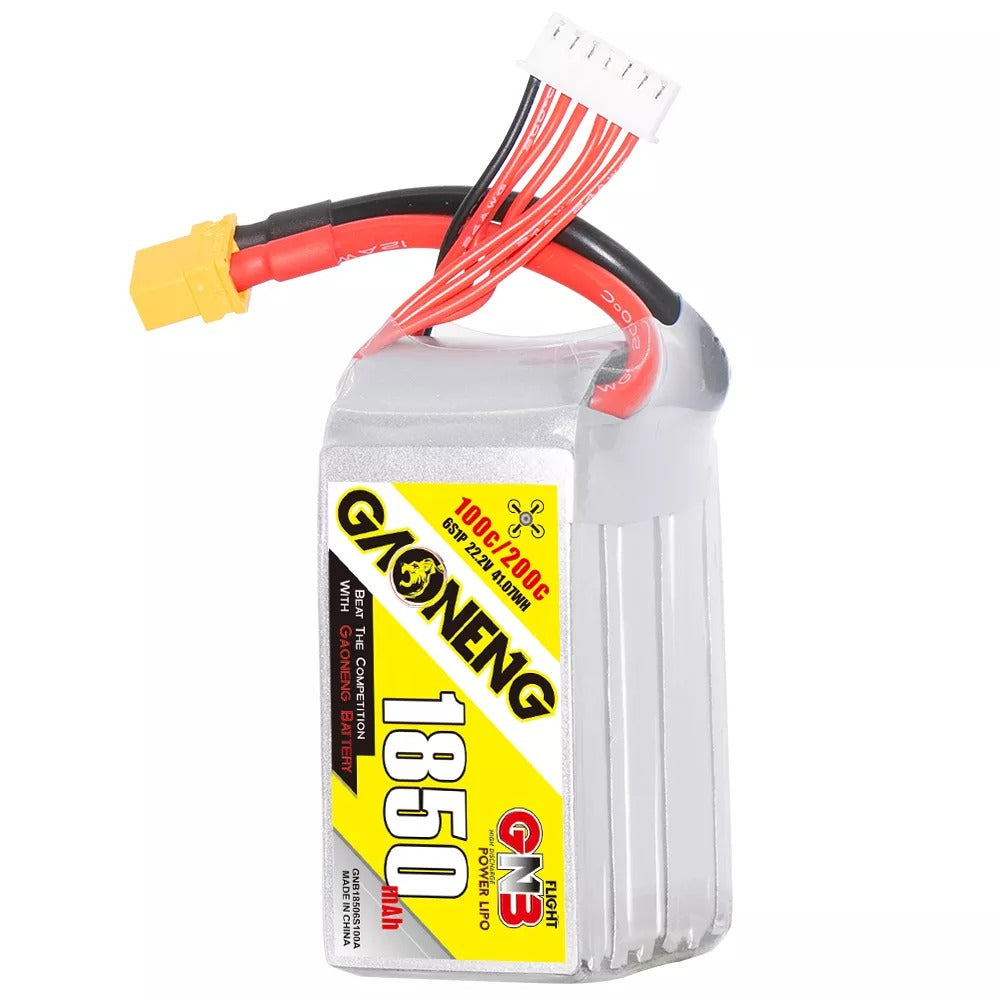 GNB 1850mAh 6S1P 22.2V 100C Lipo Battery