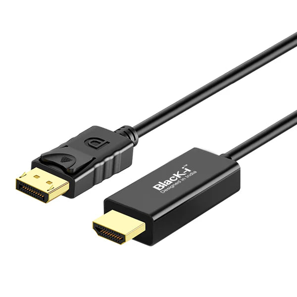 Black-i DisplayPort to HDMI 4K Cable 1.8M