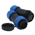 SD20 14PIN 5A Waterproof Cable Mount Aviation Connector  Male Plug+Female Socket IP68