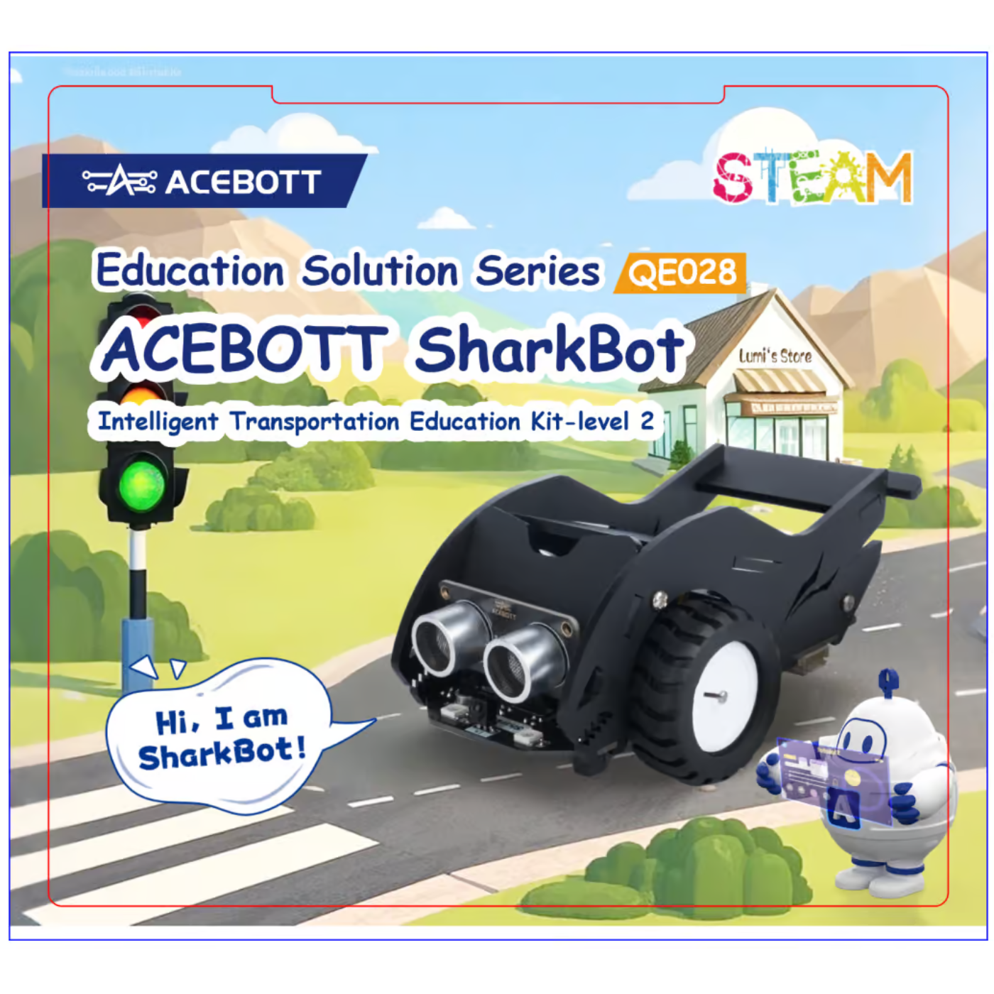 ACEBOTT QE036 Intelligent Transportation STEM Education Kit