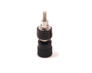 Black S4828 Brass Banana Jack Socket M4 24A 30-60V