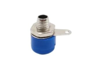Blue 4mm Banana Socket 312 Panel Socket - The Engineer Store