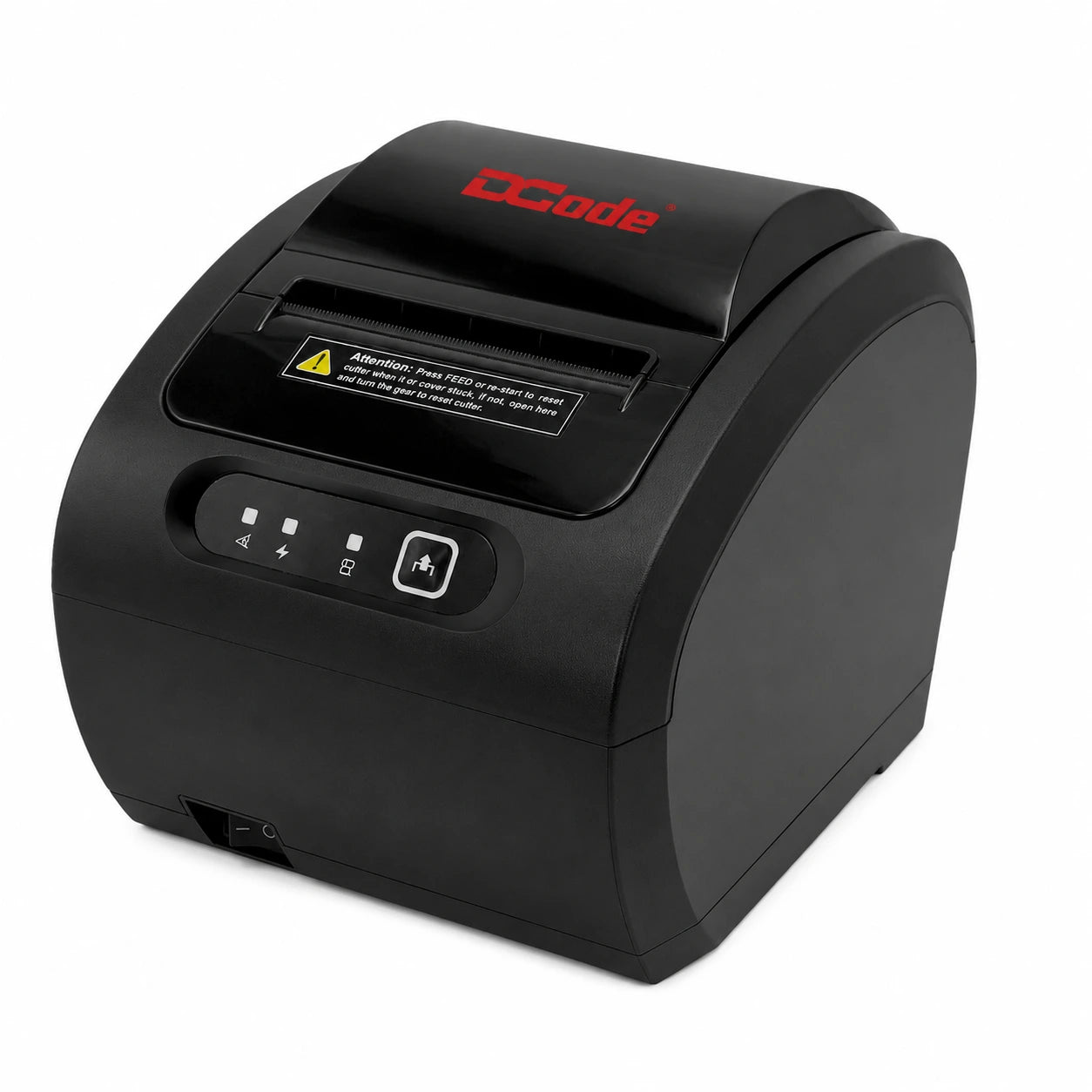 DCode DC3R3 3-inch thermal receipt printer with auto-cutter, 80mm USB LAN RS232 POS billing printer
