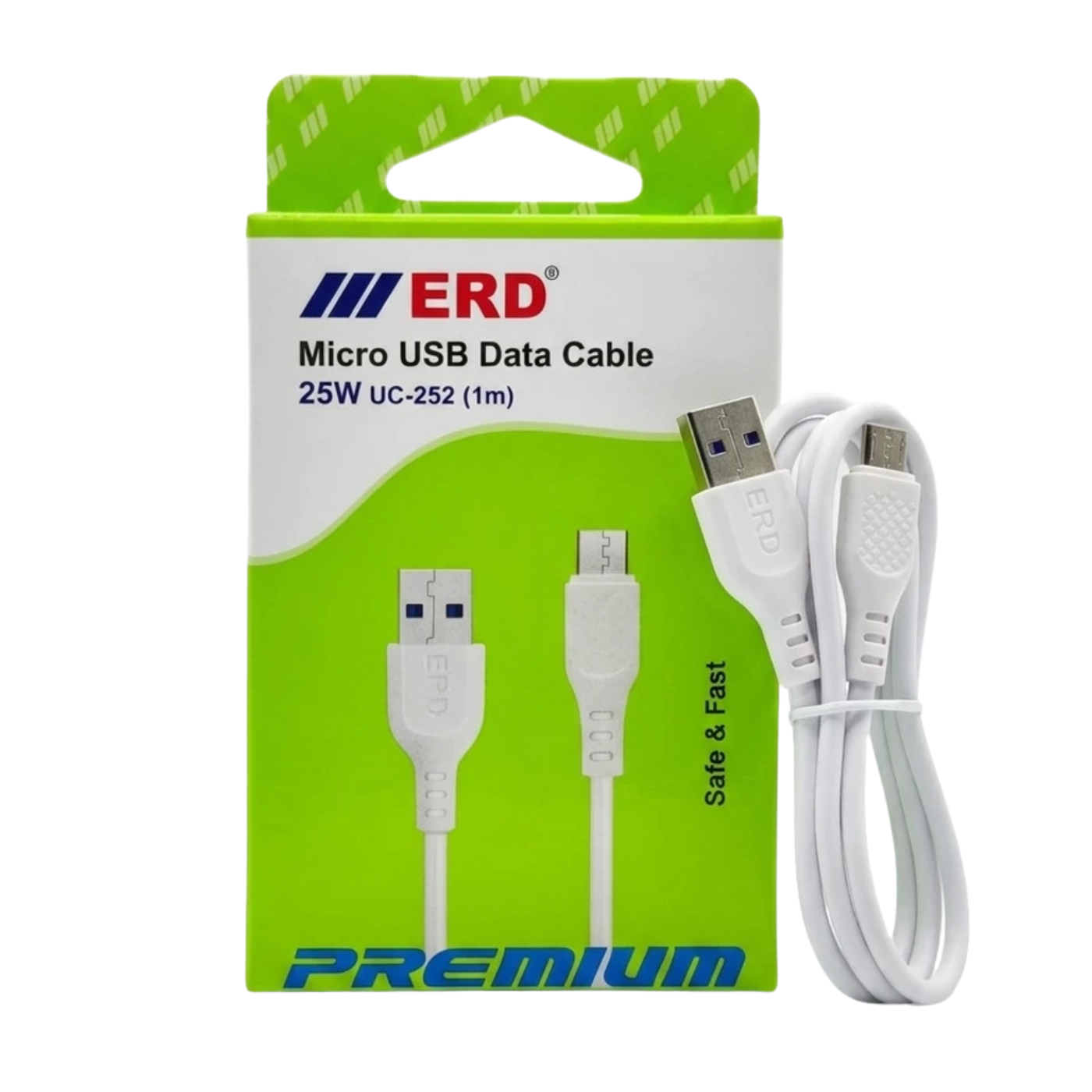 ERD UC-252 Micro USB Data & Charging Cable 1 Meter