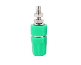 Green M4*36 Pure Copper Terminal 4mm Banana Jack Socket 20A
