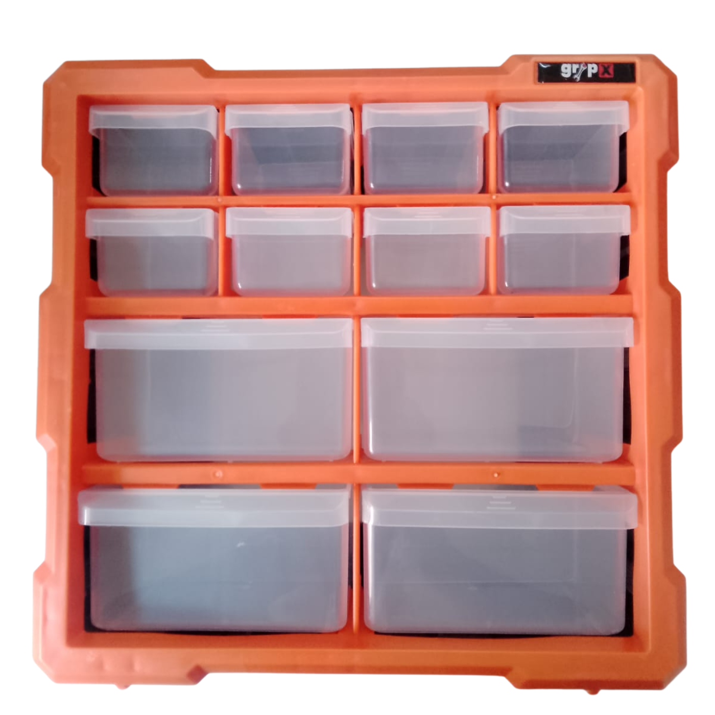 GripX Plastic Tool Box with Organizer Pack of 12