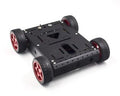 Metal Tank Robot Smart Car Chassis Kit (Black)