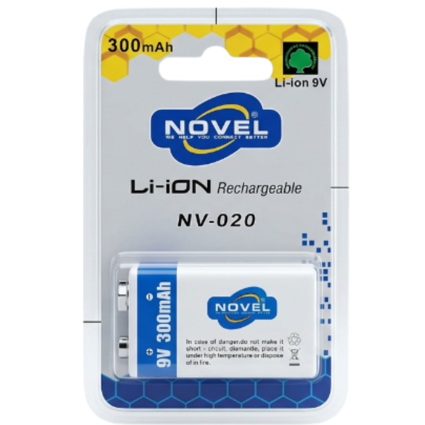 Novels NV 300mAh Li-ion Rechargeable Battery