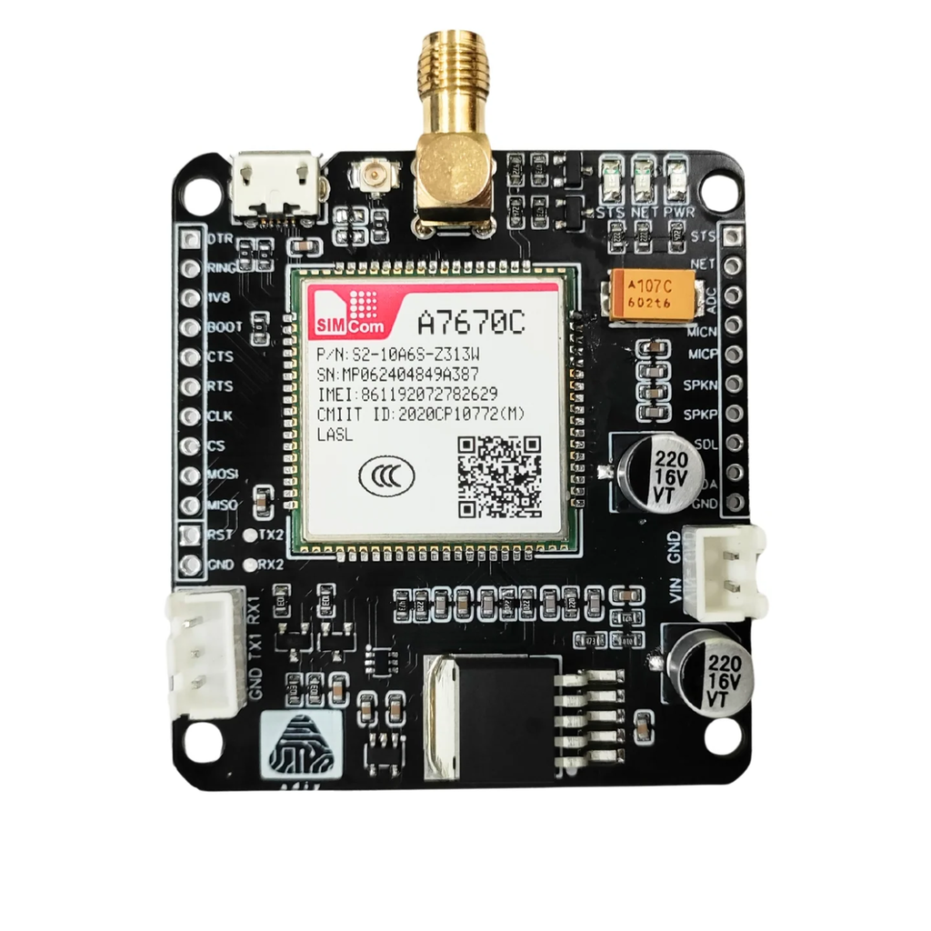 SIMA7670C 4G LTE GSM Development Board (LM39302) V1.1