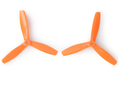 Orange HD Propellers 6045(6X4.5) Tri Blade Bullnose Polycarbonate Orange 2CW+2CCW-2pairs