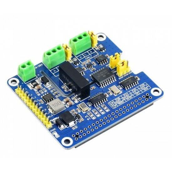 2-Channel Isolated CAN FD Expansion HAT for Raspberry Pi