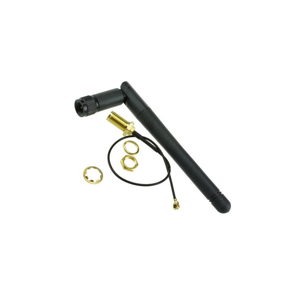 2dBi Gain 2.4GHz Wifi Antenna With 10cm UFL to SMA Cable