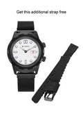 TITAN WEARABLES Unisex Connected X - Jet Black Hybrid Smart Watch
