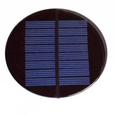 mini solar panel 80mm diameter 6V 80mAh Circle shape polycrystalline