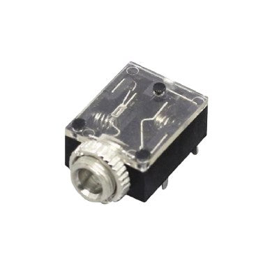 5pin 3.5mm Stereo Socket Pcb Mount Switch With Nut