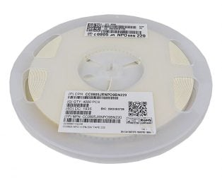 22pf 50v 805 MLCC Capacitor(Reel of 4000) - The Tech Depot