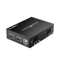 Black-i HDMI KVM Extender Over LAN with USB 2.0