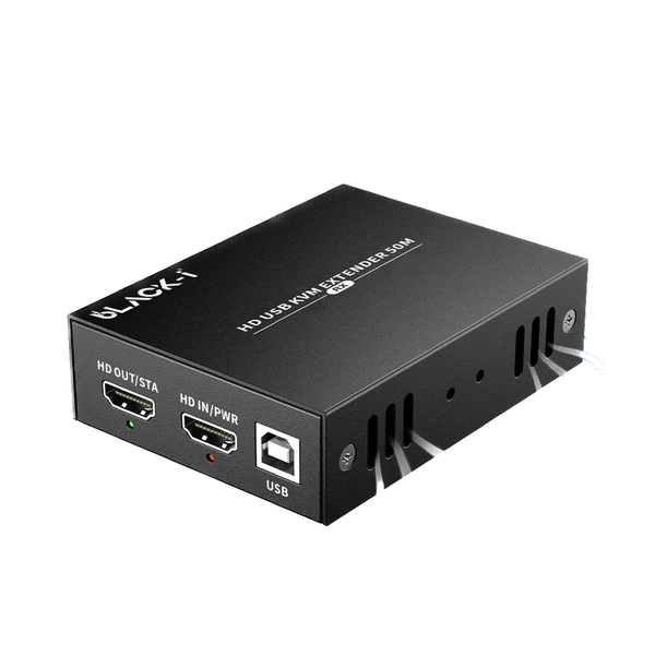 Black-i HDMI KVM Extender Over LAN with USB 2.0