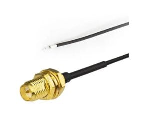 25CM RP-SMA Female to Stripping Head Connector Cable 11mm RG1.13