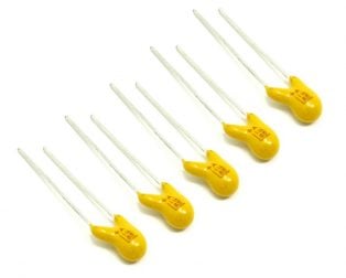 0.1uF 35V Tantalum DIP Capacitor (Pack of 5)
