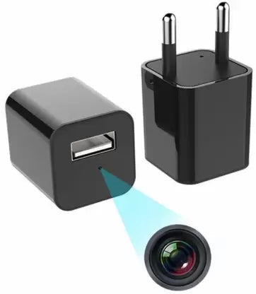 Garundropsy 6 1080p HD Hidden Camera | USB Charger Type | Maximum 64GB+128gb SD Support Sports and Action Camera  (Black, 1080 MP)