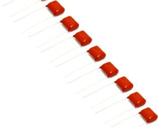 33nF 400V DIP Polyester Film Capacitor (Pack of 10)