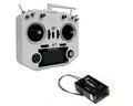 FrSky 2.4GHz Taranis Q X7 Access Transmitter (White) with FrSky RX8R Pro Receiver