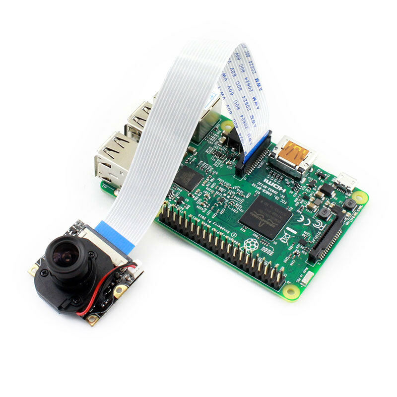 OV5647 5MP 1080P IR-Cut Camera for Raspberry Pi 3/4 with Manual Day Night Mode